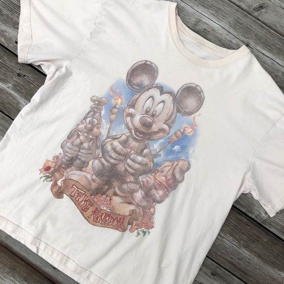 Vintage Disney tiki kingdom mickey mouse shirt - Picture 1 of 2